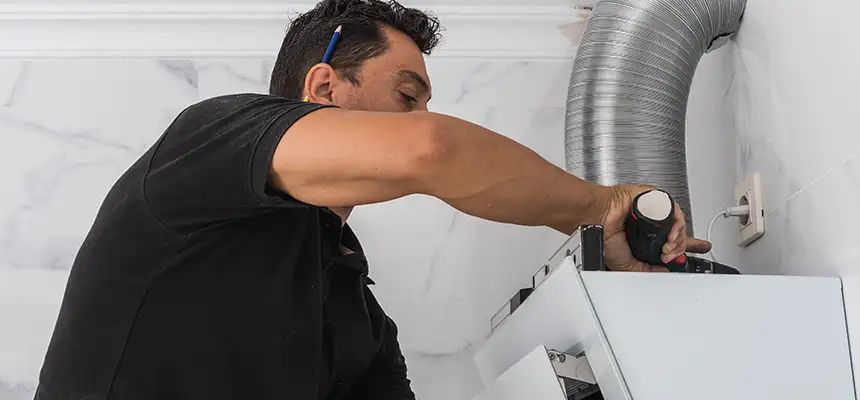 Precision In-wall Dryer Vent Cleaning & Rerouting Corrections in Pomona, CA